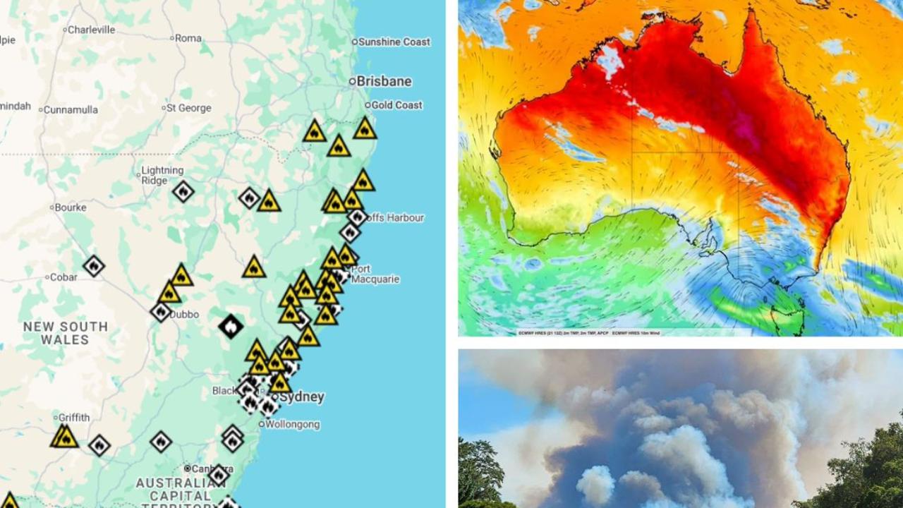 ‘Watch and act’: Multiple bushfires break out