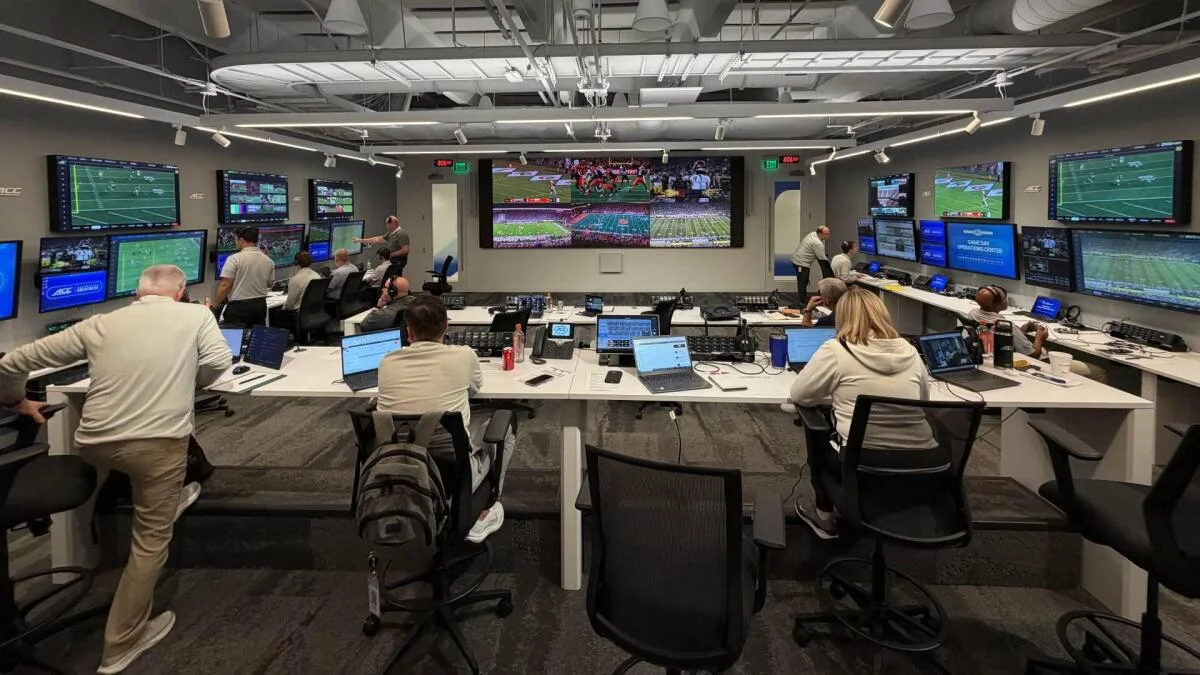 Upon further review: A weekend inside the ACC's new Game Day Operations Center
