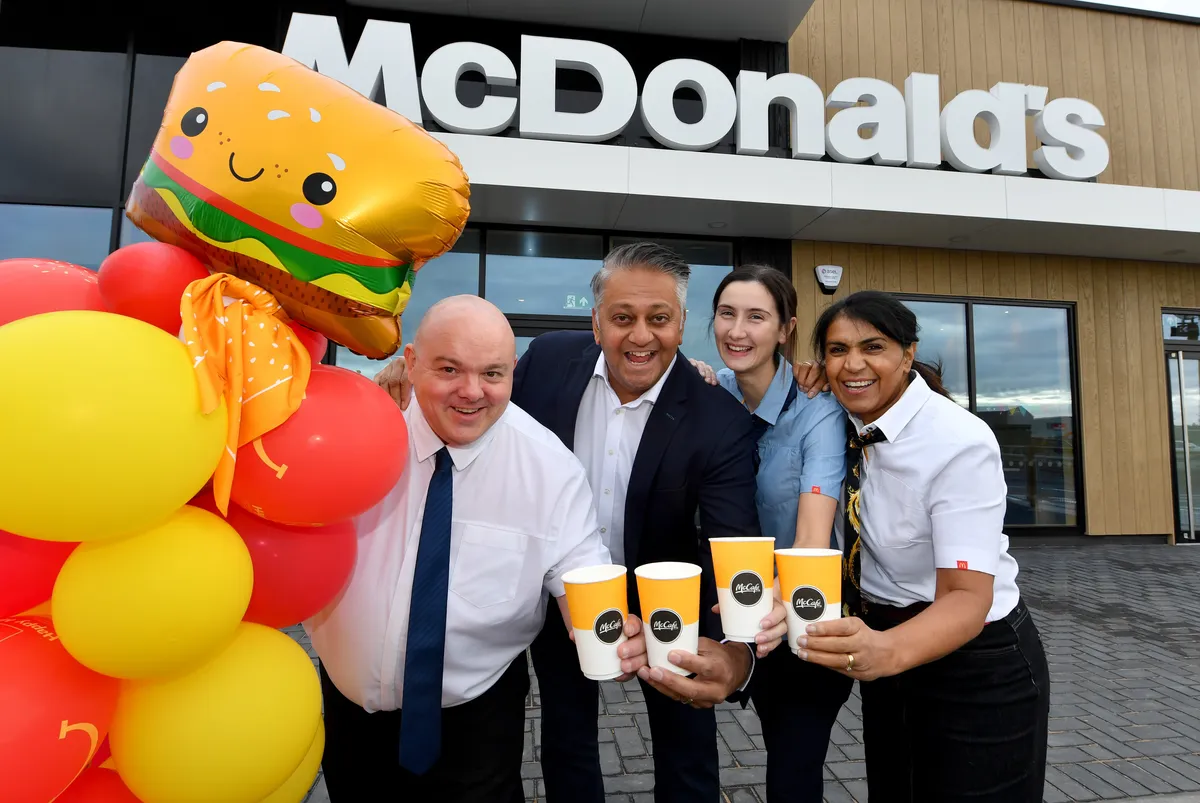 Watch: Bridgnorth's first ever 24/7 McDonald's opens - with 93 jobs created