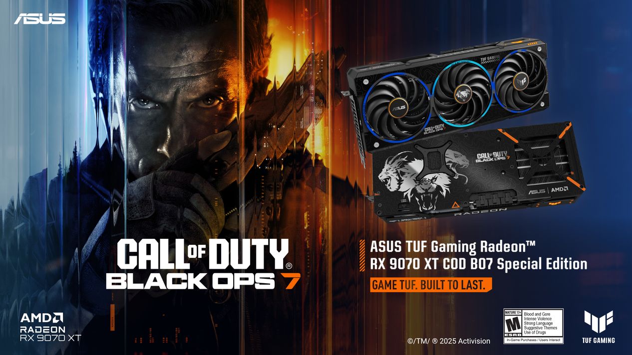 ASUS Unveils TUF Gaming Radeon RX 9070 XT Call Of Duty: Black Ops 7 Special Limited Edition