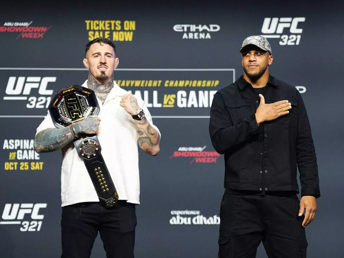Tom Aspinall disagrees with dad's prediction for Ciryl Gane fight