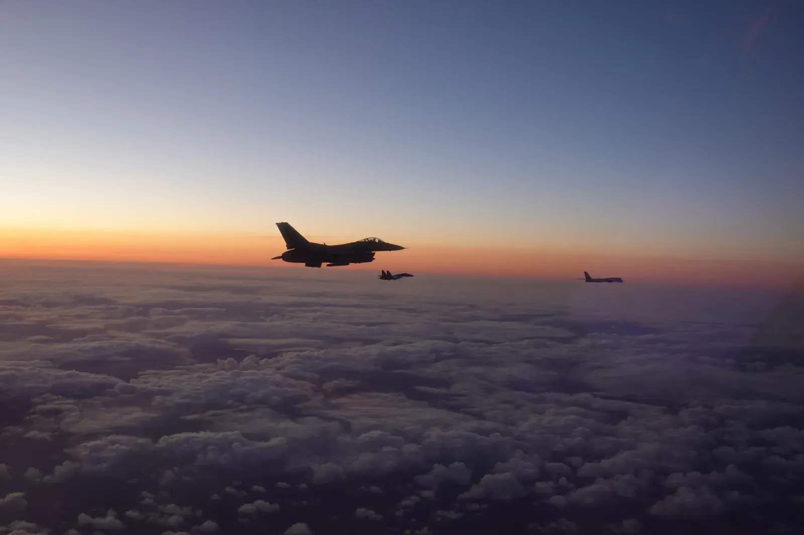 Images Show NATO Planes Escort Russian Aircraft Near Alaska