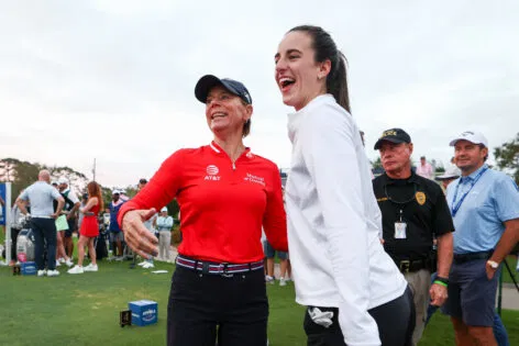 Golf Legend Admits Going to All Lengths After Playing With Caitlin Clark to Learn From Her