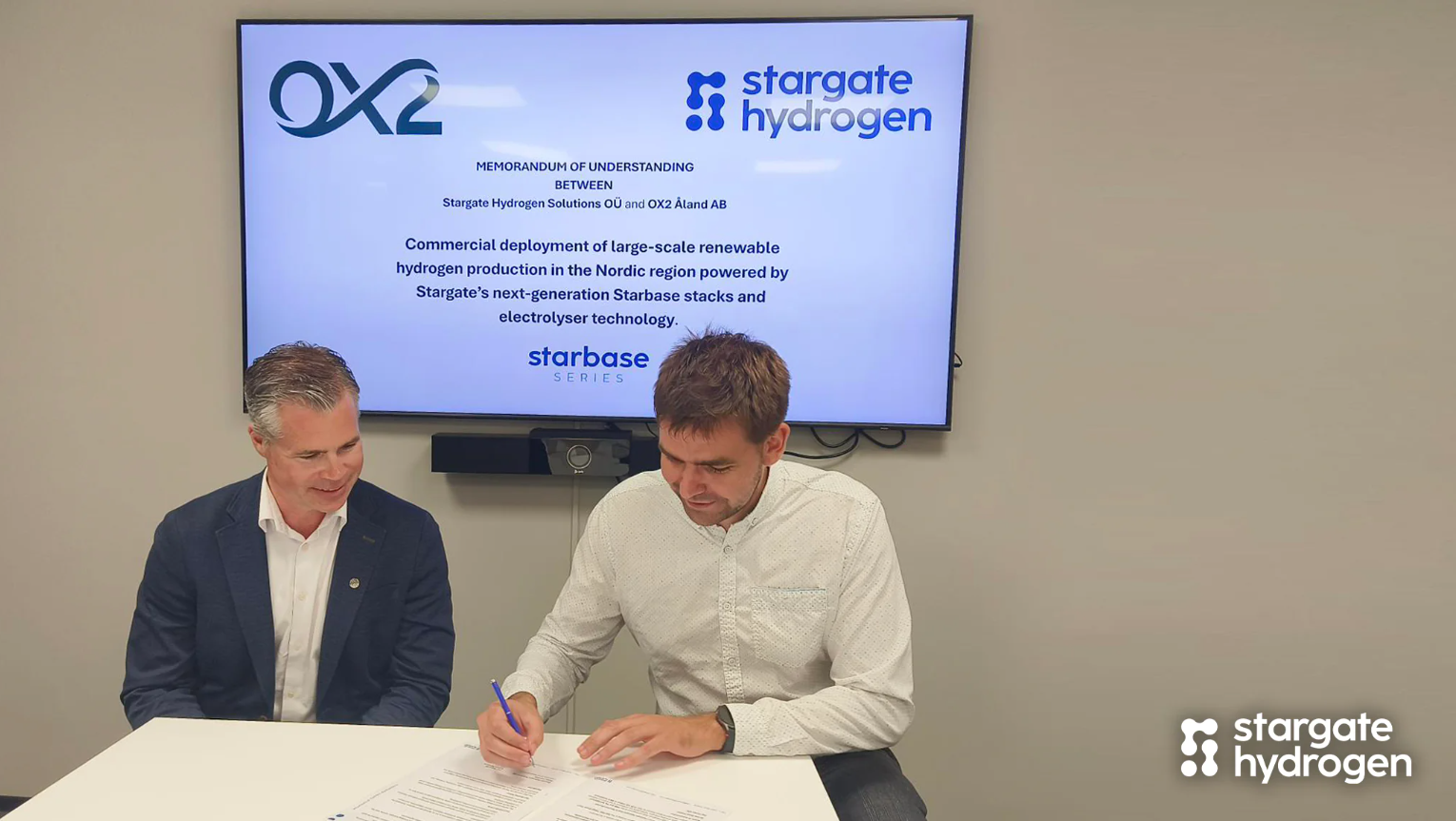 Stargate Hydrogen and OX2 partner to boost Nordic renewable hydrogen rollout