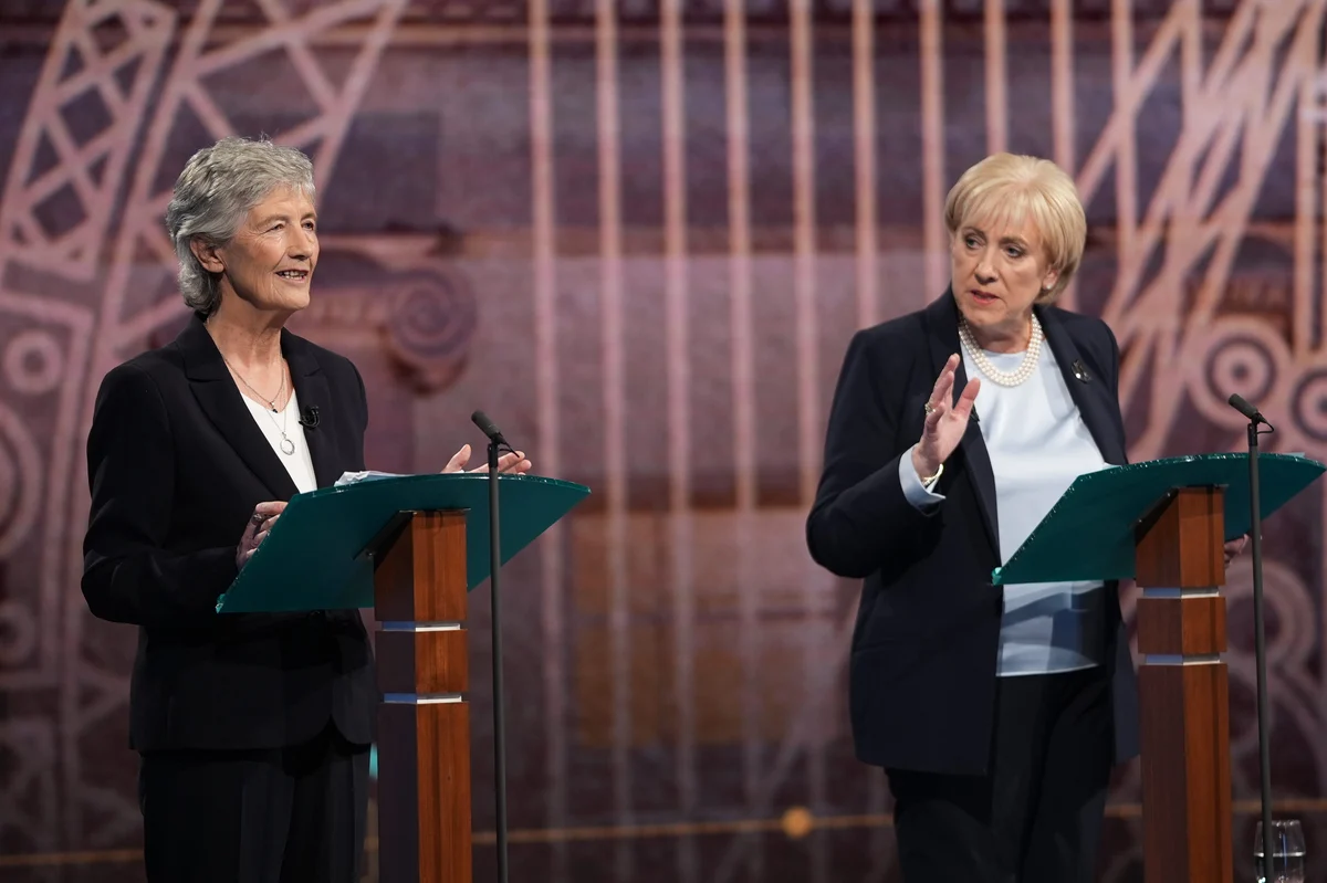 Humphreys and Connolly make pitch to voters in final presidential TV debate
