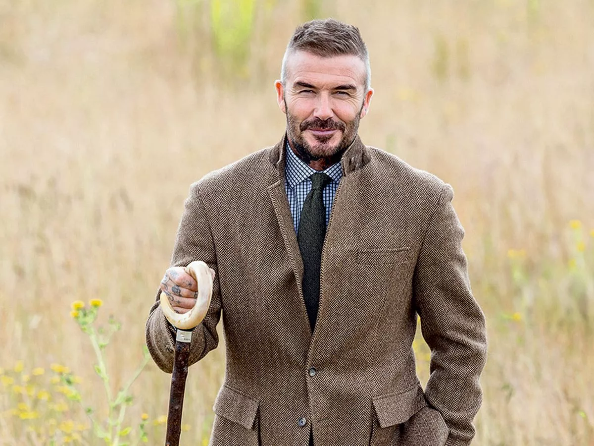 David Beckham looks smart in tweet blazer as takes new job King Charles once had
