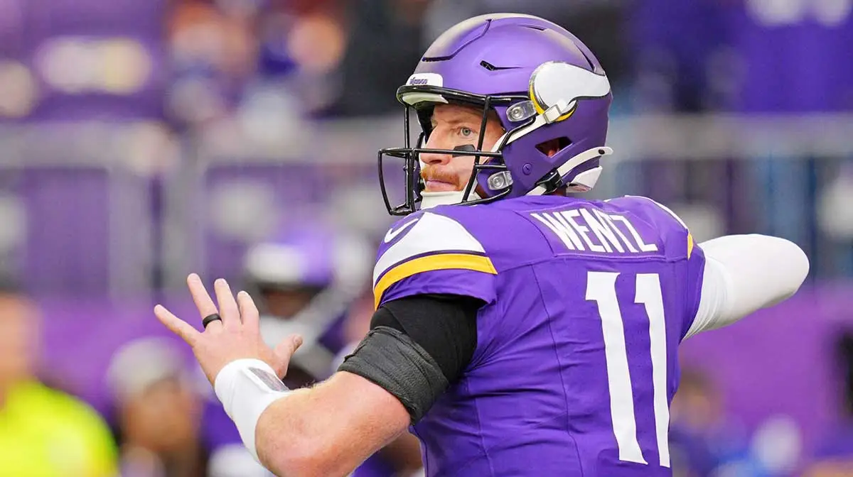 Vikings’ Carson Wentz getting Thursday Night Football start in Week 8