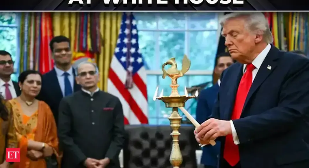 Trump celebrates Diwali at White House with 'Diya' Lighting, calls PM Modi 'Great Friend'
