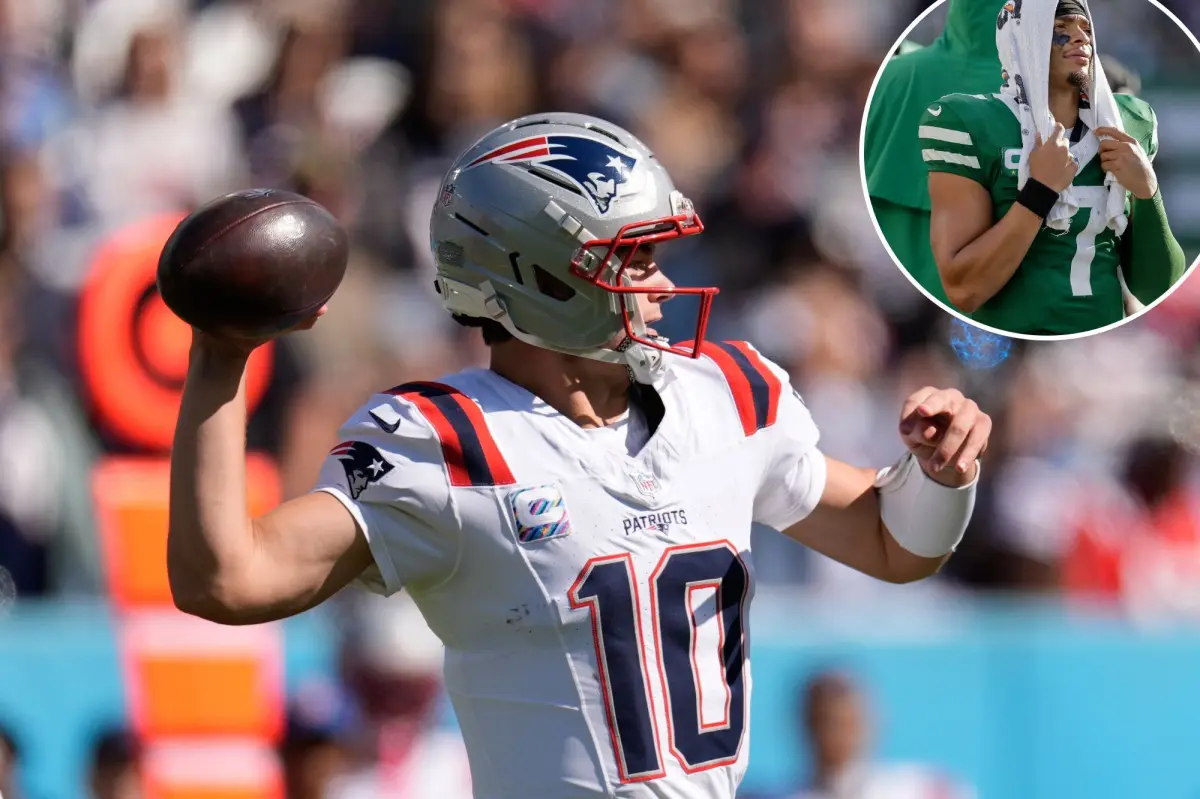 Drake Maye's rise, the inept Jets