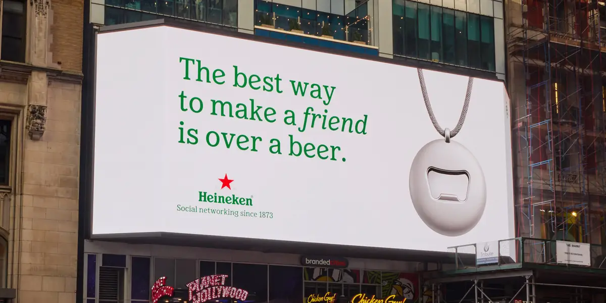 Friend's AI Ads Were Defaced. Then Heineken Joined the Fray.