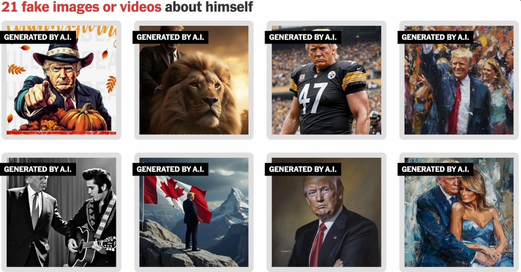 How President Trump Uses A.I.