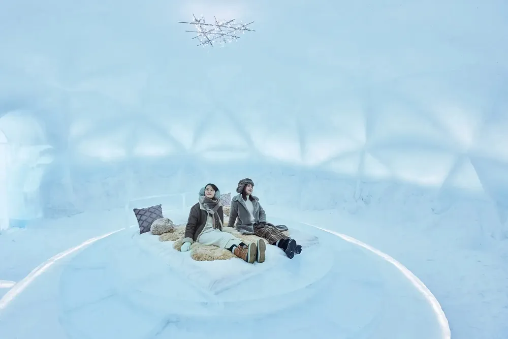 Japan’s ice hotel, ice wedding chapel, and ice village return to Hokkaido this winter
