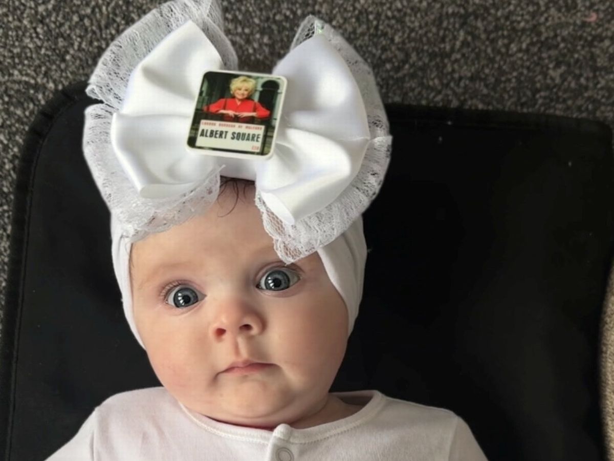 'I named baby after Peggy Mitchell and dress her in EastEnders-themed clothing'