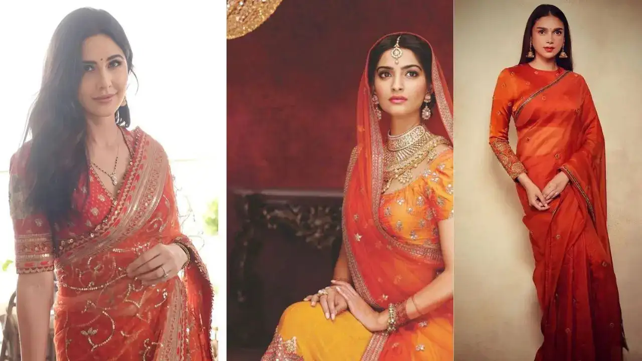 Shardiya Navratri Day 6: Bollywood Divas-inspired Orange Ethnic Looks To Look All Glam