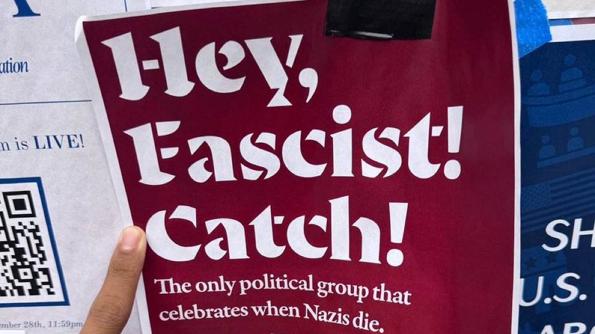 Georgetown students left terrified by woke campus posters celebrating Charlie Kirk's murder