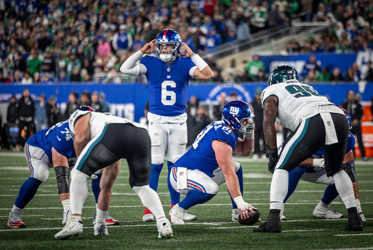 Giants rookie QB ‘can’t wait’ for hostile atmosphere at Eagles