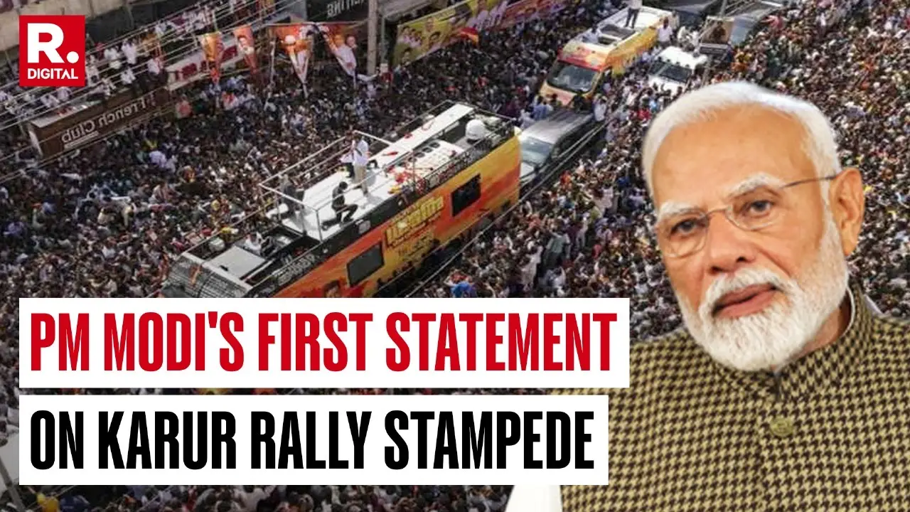 ‘Deeply Saddening’: PM Modi Condoles Deaths After Stampede at TVK Leader Vijay’s Rally in Tamil Nadu