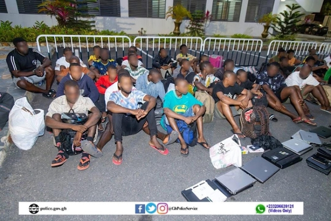Five arrested, 57 Nigerians rescued in human trafficking raid at Community 25