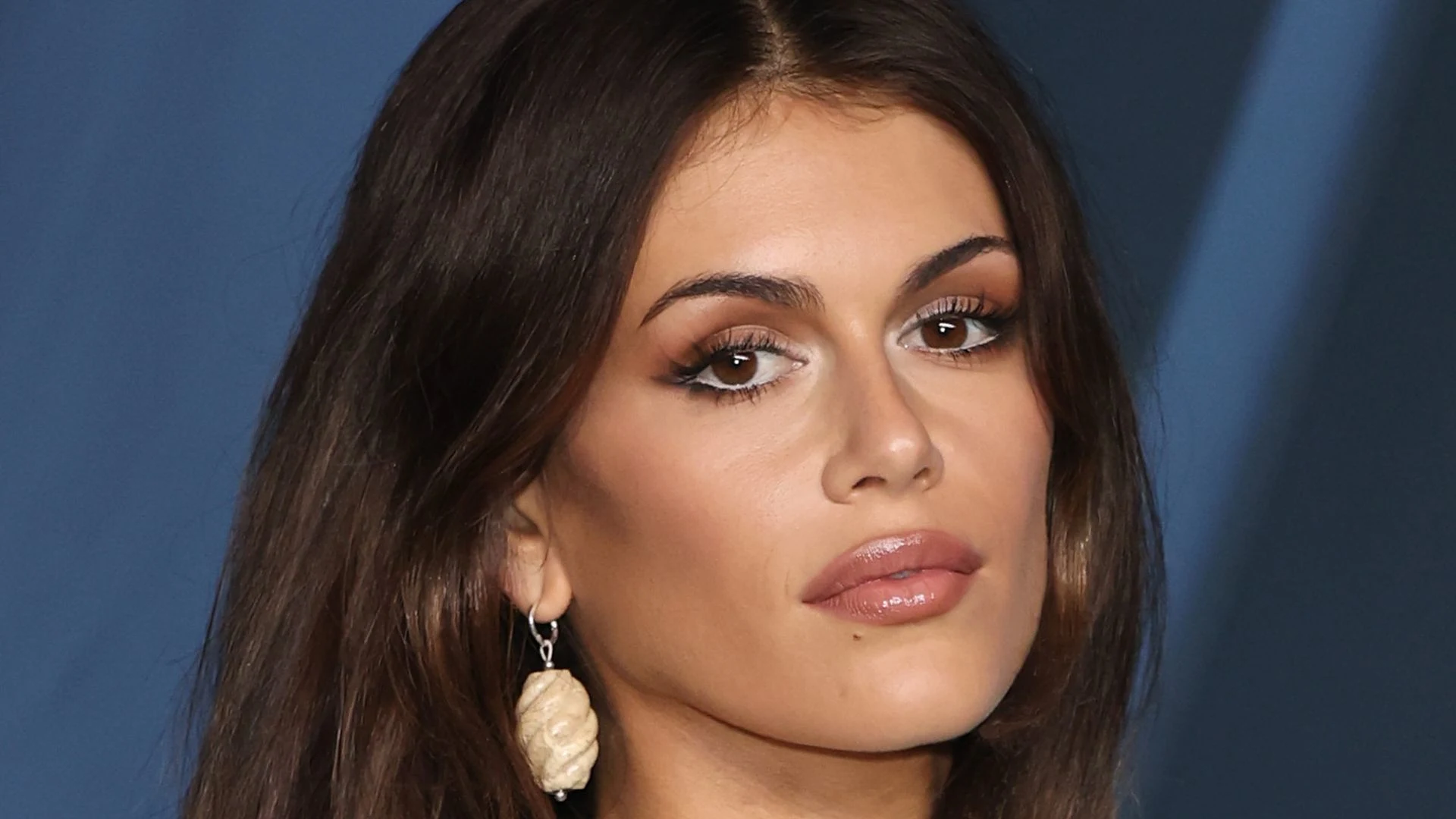 Kaia Gerber sports backless polka dots to celebrate season two of Palm Royale