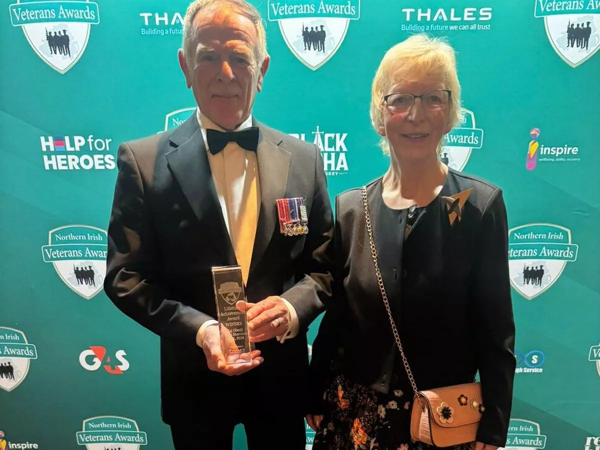 'Exonerated' former NI Royal British Legion president honoured at Veterans Awards