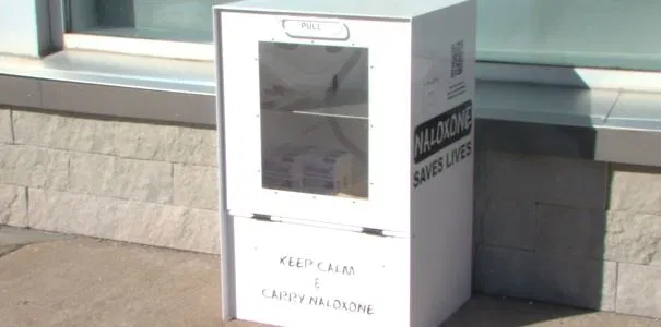 Columbia Health Department sets up naloxone distribution box
