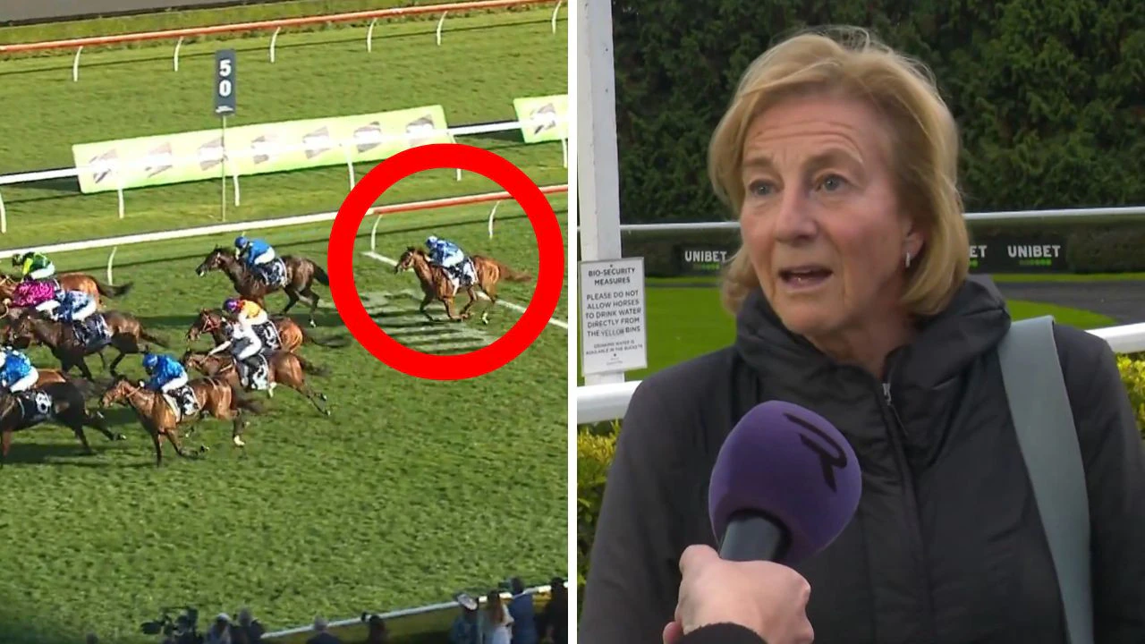 ‘Sat there like a big sissy’: Wife of UK horse trainer blasts Aussie jockey in all-time rant
