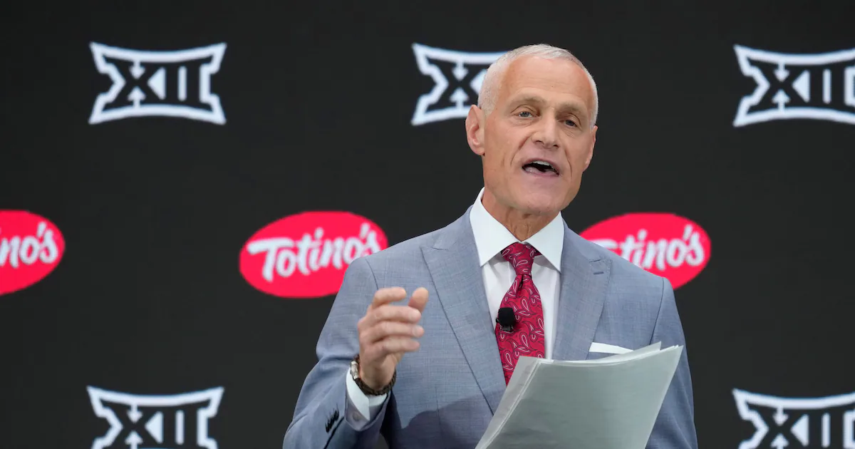 Big 12 commissioner Brett Yormark’s stance on 5 pressing issues
