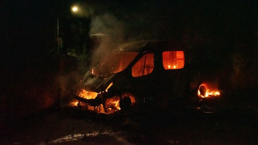 Irish police condemn riot outside hotel housing migrants