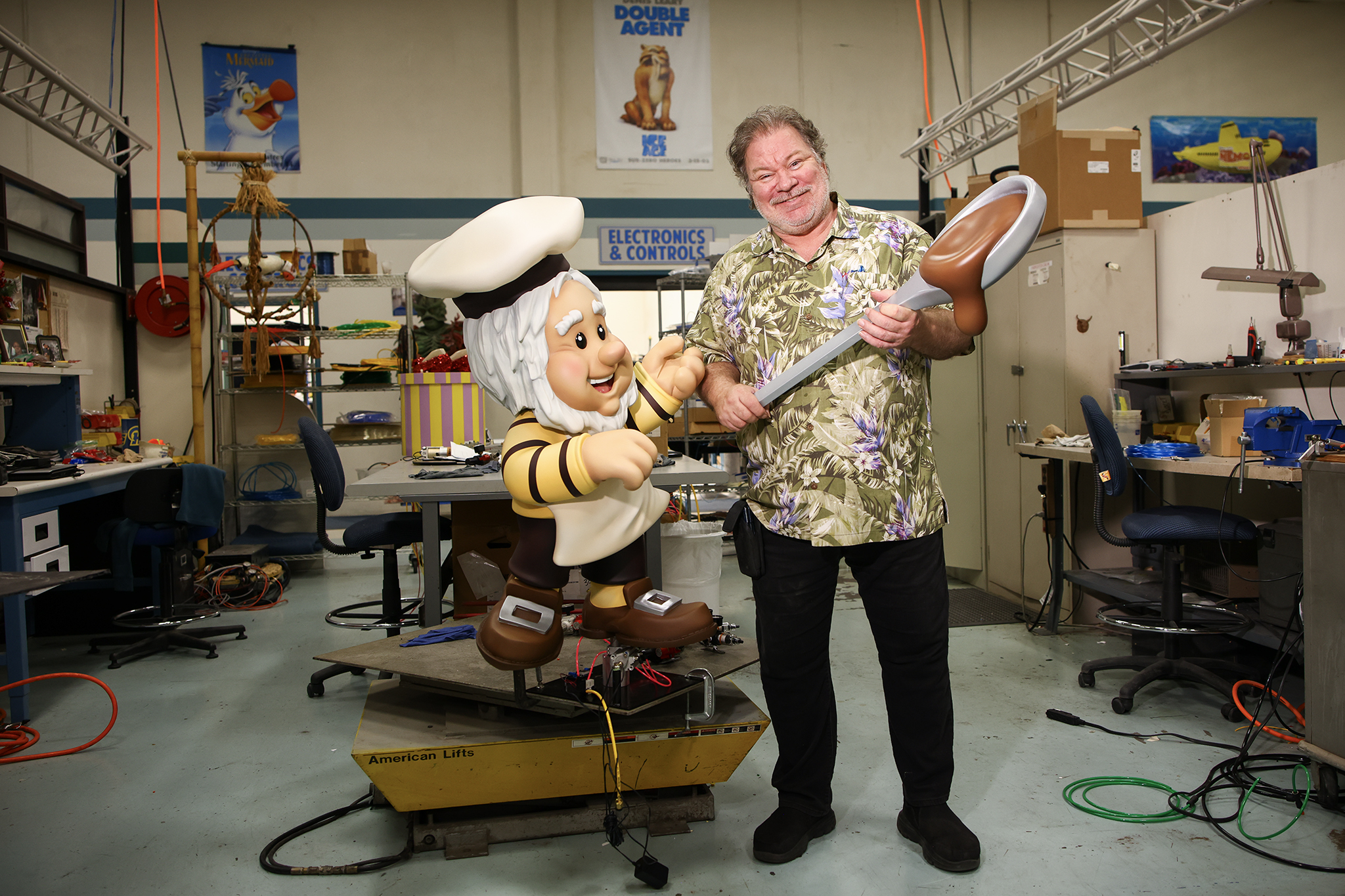 A secret Calif. factory that powers theme parks' special effects