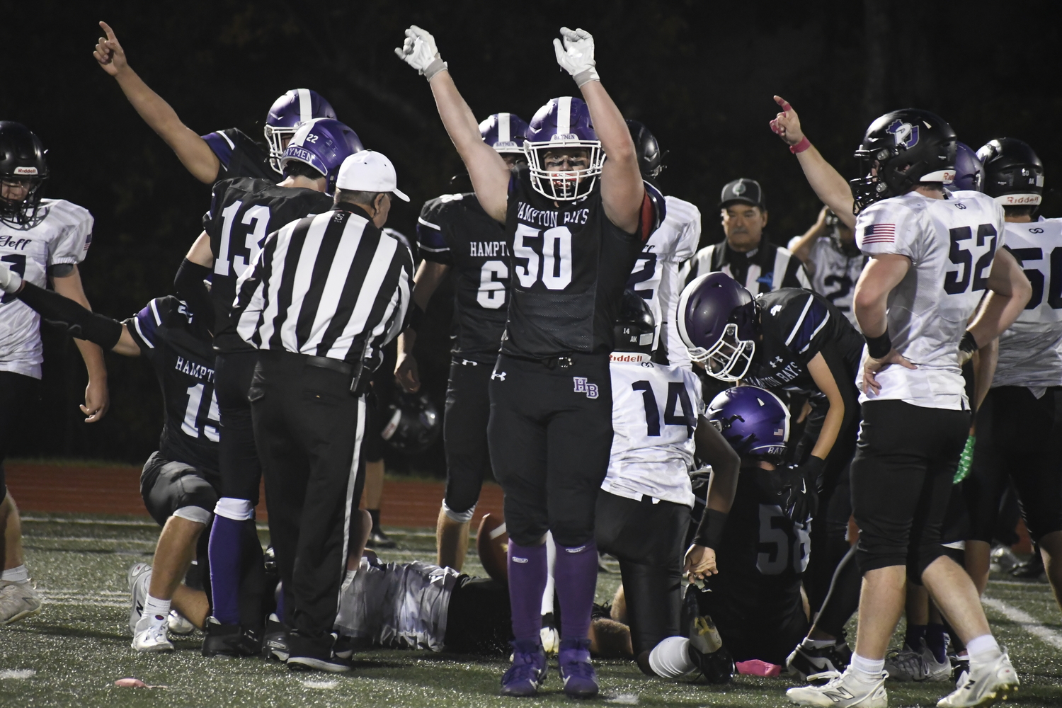 Hampton Bays Football Earns Gratifying Homecoming Victory Over Port Jeff
