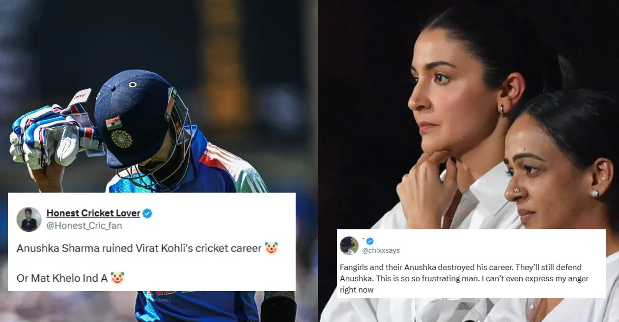 AUS vs IND: Fans blast Anushka Sharma as Virat Kohli registers successive ducks for the first time in ODI career