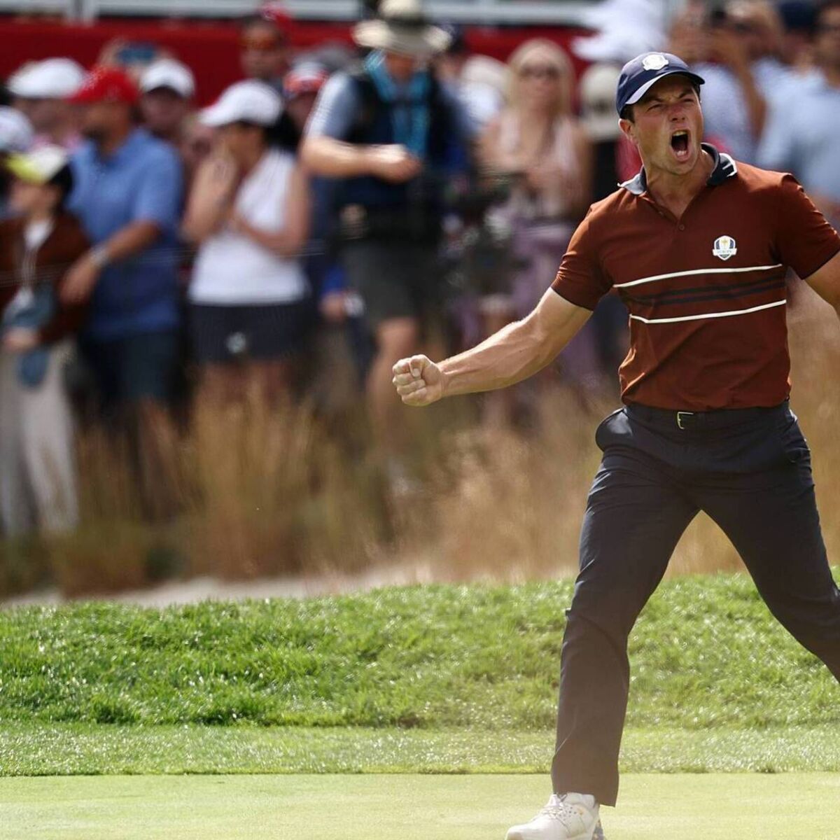 Hovland breaks American hearts as fired-up McIlroy and Europe roast off-key hosts again