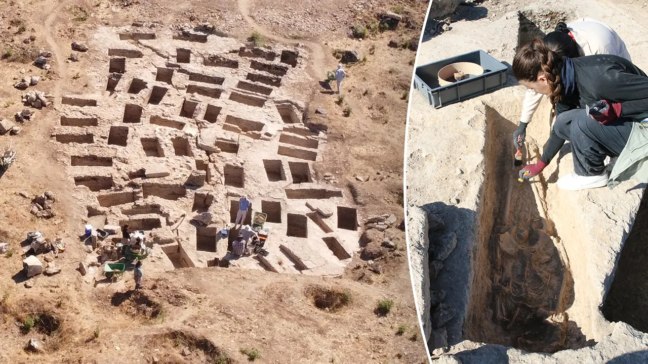 Archaeologists uncover 2,200-year-old ancient tombs in Colossae, Turkey