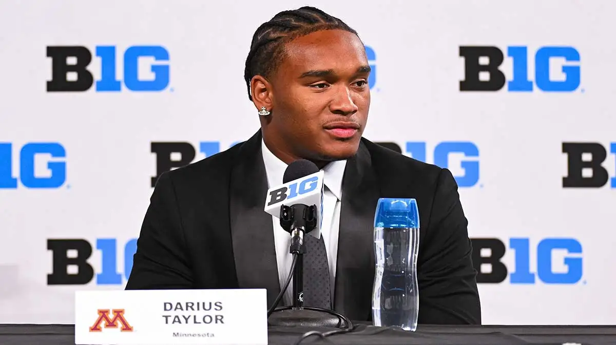Why Darius Taylor is not playing in Minnesota vs. Rutgers football game