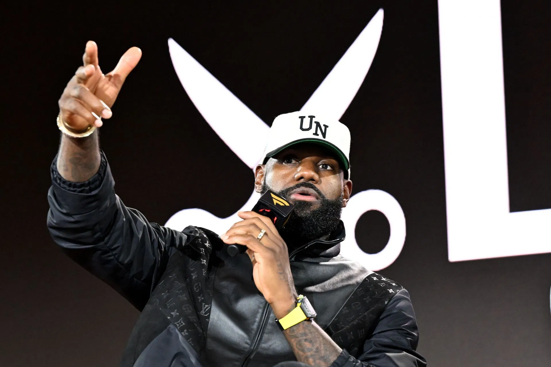 “LeBron James to Mavs” - Lakers superstar’s trade rumors to Mavs spike after fans see Nico Harrison with Rich Paul courtside before season opener