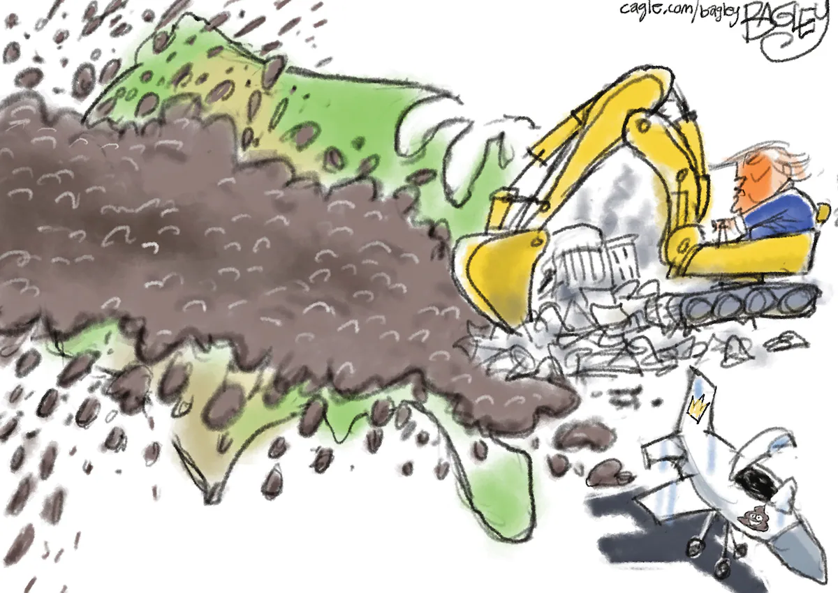 Bagley Cartoon: Trump’s America