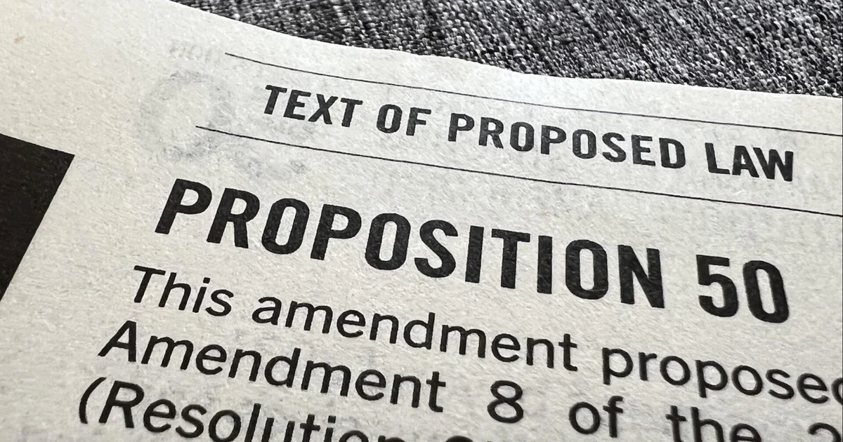 CBS News poll finds California Prop 50 support motivated by national focus, opposition to Trump