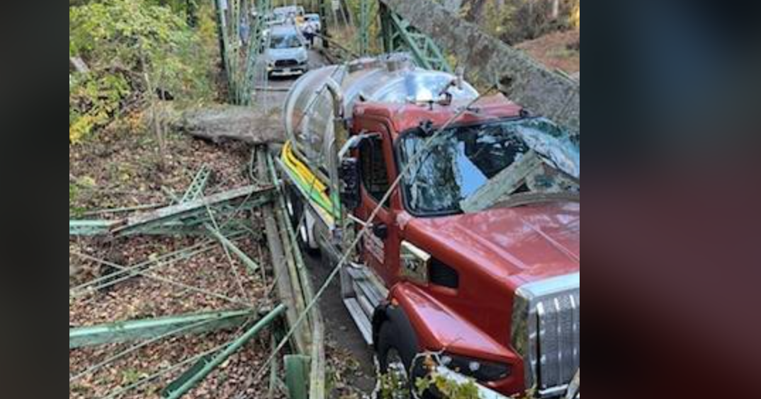 Septic truck driver won't be cited for crossing bridge that collapsed in Baltimore County