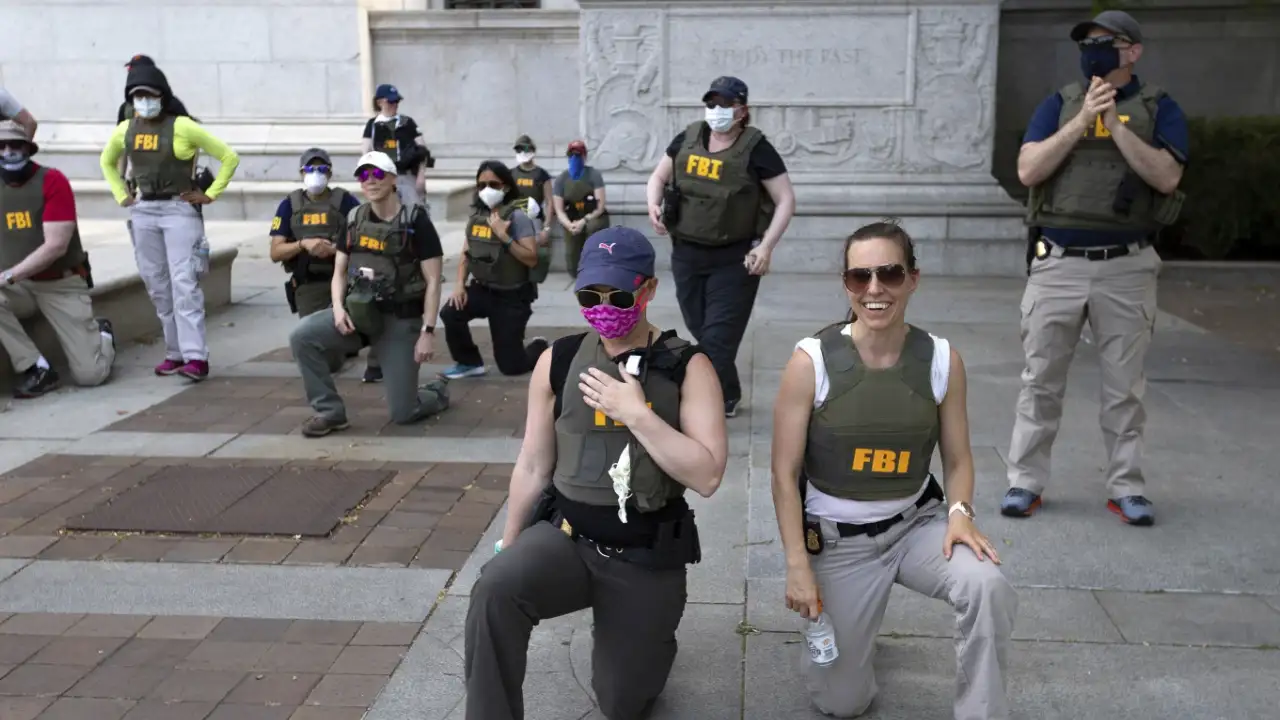 Why FBI Fired Agents Photographed Kneeling During 2020 George Floyd Protests