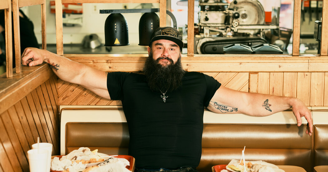 Braun Strowman, W.W.E. Star, Eats His Way America