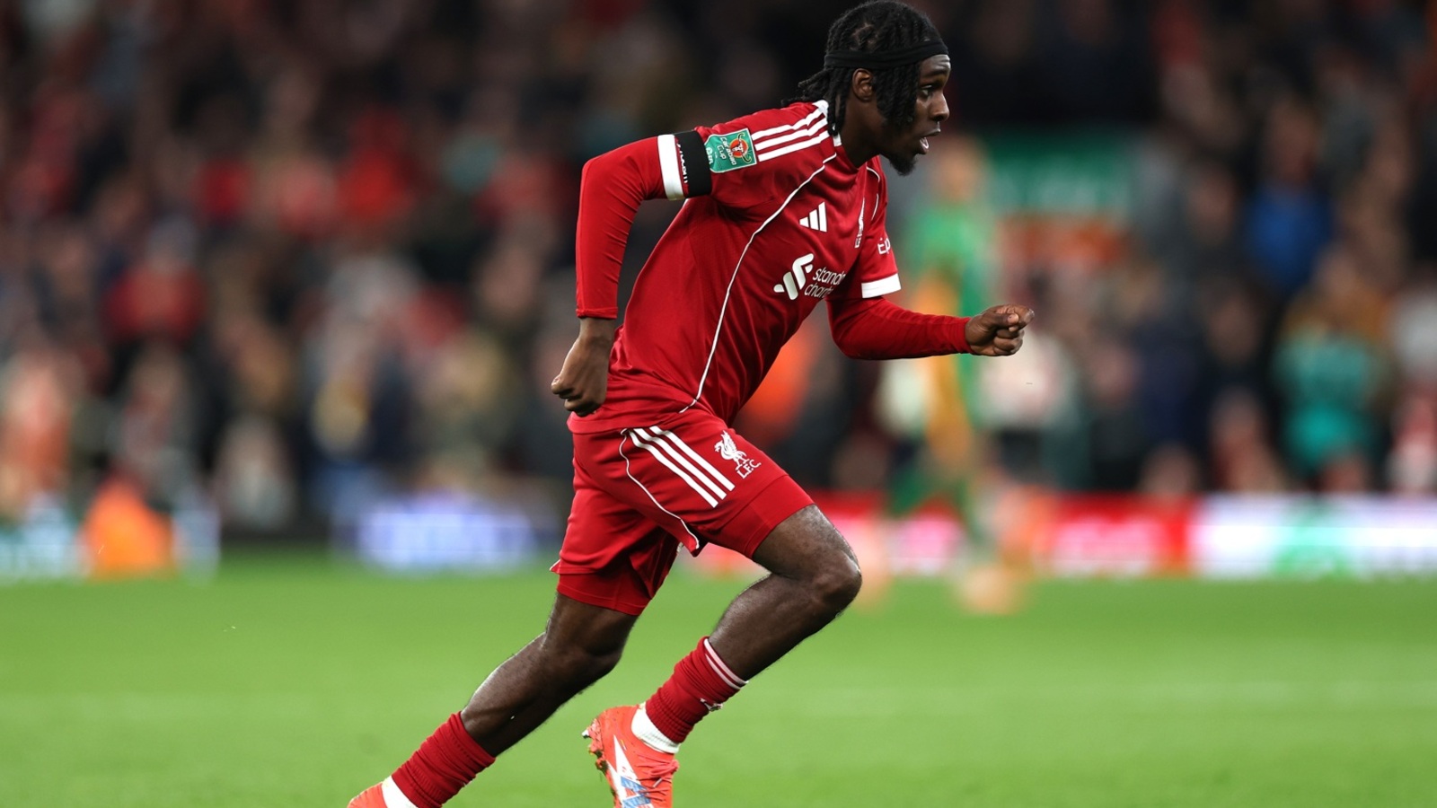 How many games could Jeremie Frimpong miss after hamstring injury in Liverpool win