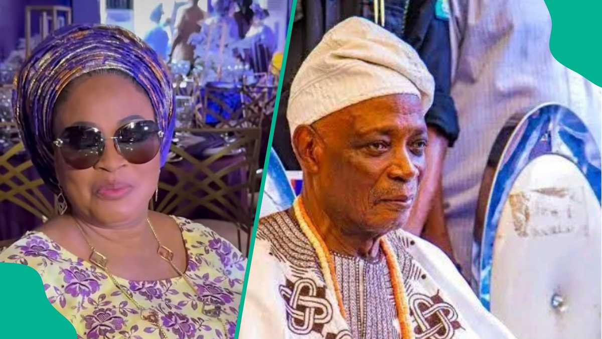 Olubadan: Bukky Wright storms coronation reception, clip of ageless actress trends, "Demure, classy"