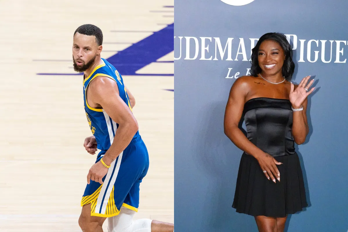 Simone Biles Beats Stephen Curry in a Special Feat