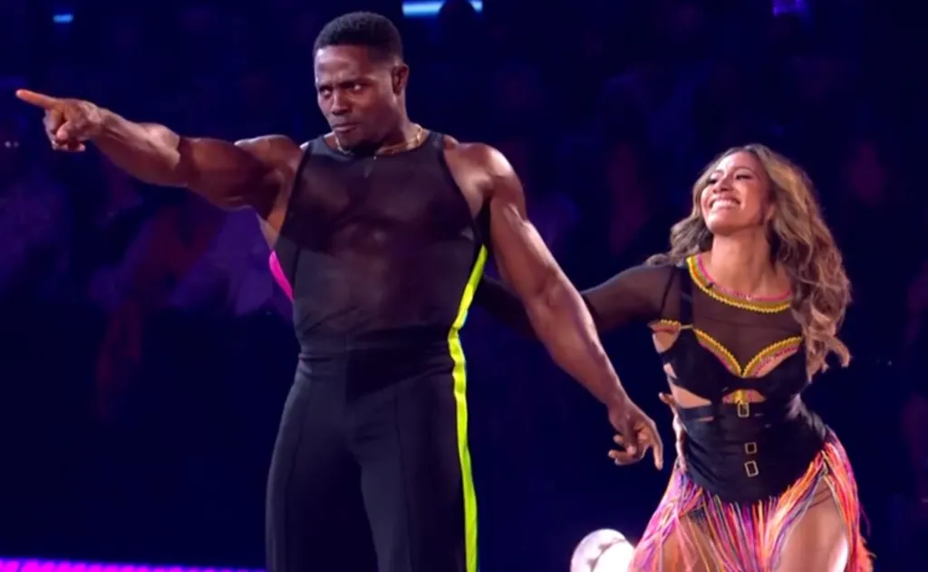 Gladiators’ Nitro chokes back tears after Strictly debut over devastating injury saying ‘I’ve dreamt of this moment’