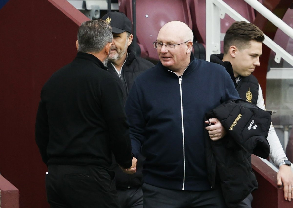 'Title race is on' - John McGlynn and Derek McInnes react after Hearts 3-0 Falkirk