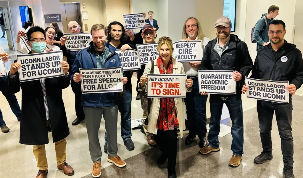UConn professors union calling for stronger protections for academic freedom