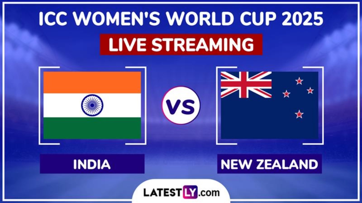 India Women vs New Zealand Women Free Live Streaming Online of ICC Women’s Cricket World Cup 2025: How To Watch IND-W vs NZ-W CWC Match Free Live Telecast in India?