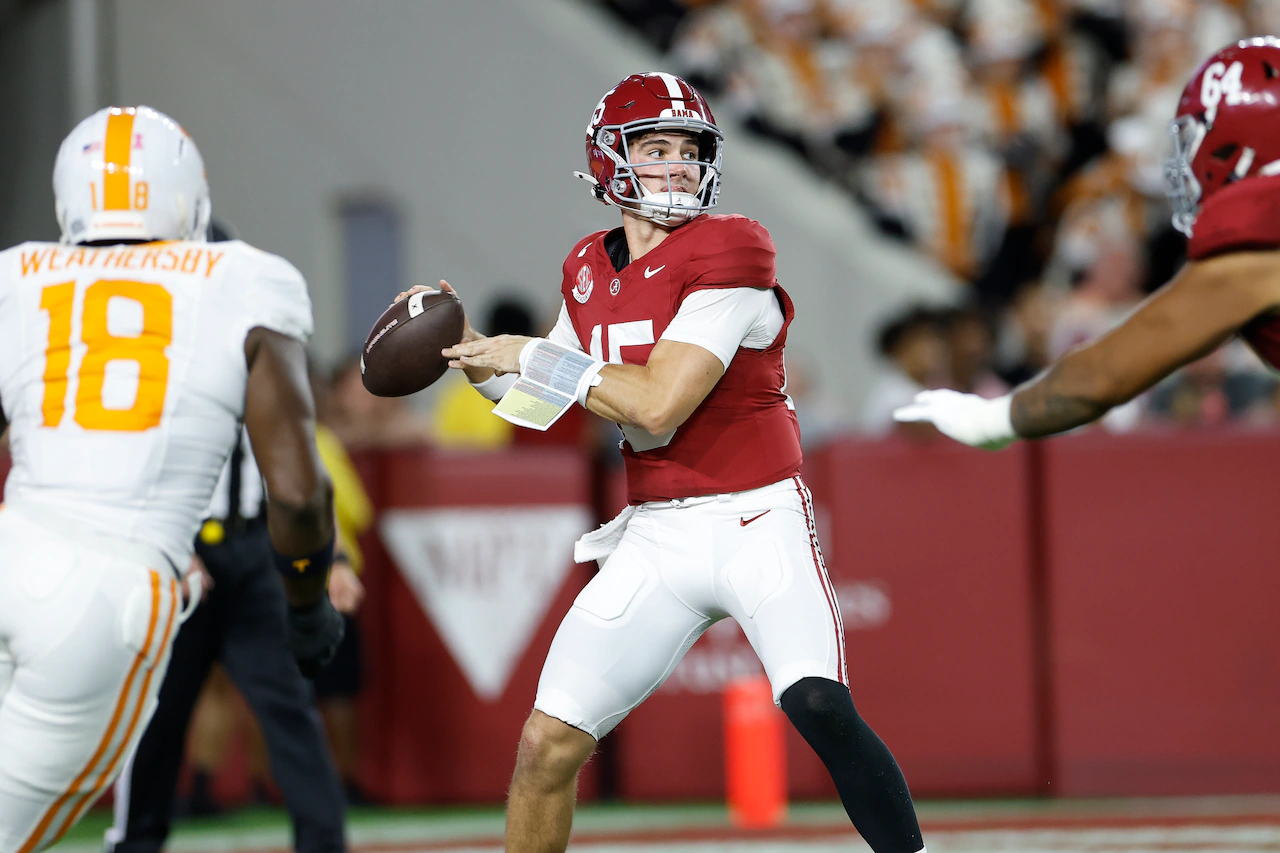 Kalen DeBoer talks Alabama football Ty Simpson's Heisman Trophy campaign