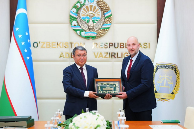 Uzbekistan’s Minister of Justice Meets with Ambassador of Latvia - UzDaily.uz