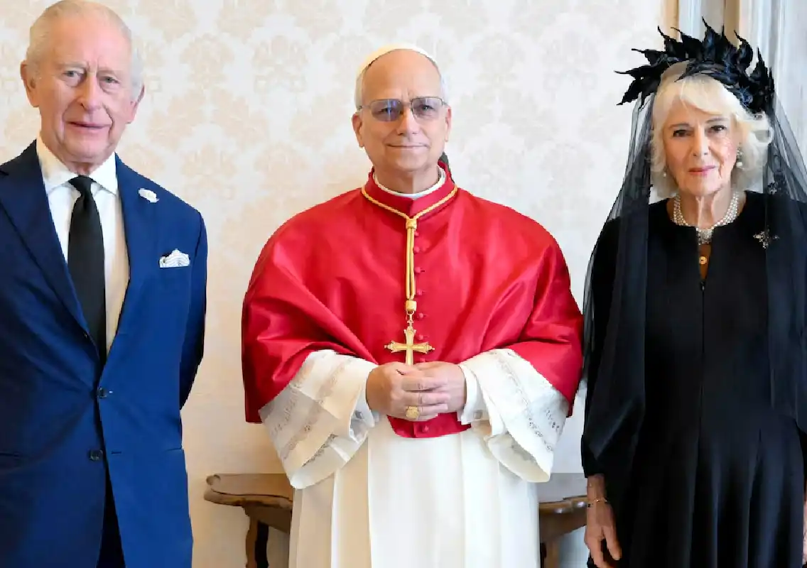 King Charles and Pope Leo hold historic prayer after 500 years